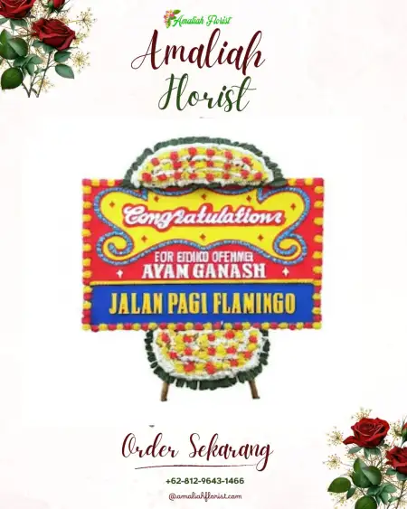 Sewa Papan Bunga Gedung Joang 45 Jakarta